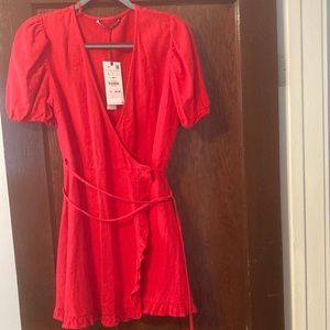 NWT Zara Wrap Dress